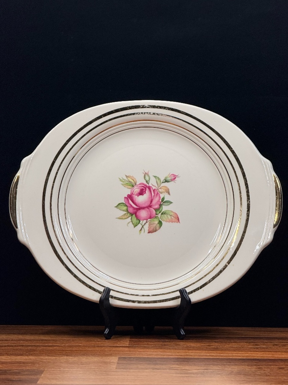 SALEM CHINA CO Mount Vernon Floral Serving Platter
